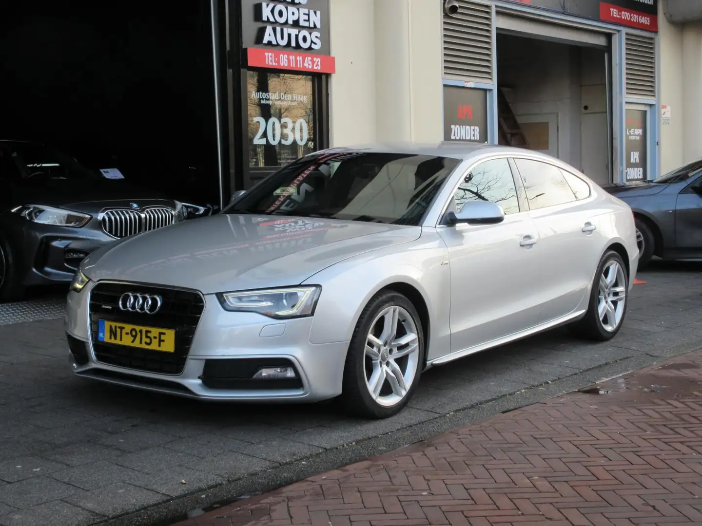 Audi A5 Sportback 3.0 TDI Quattro S-Line Aut Leer Navi Cli Gris - 1