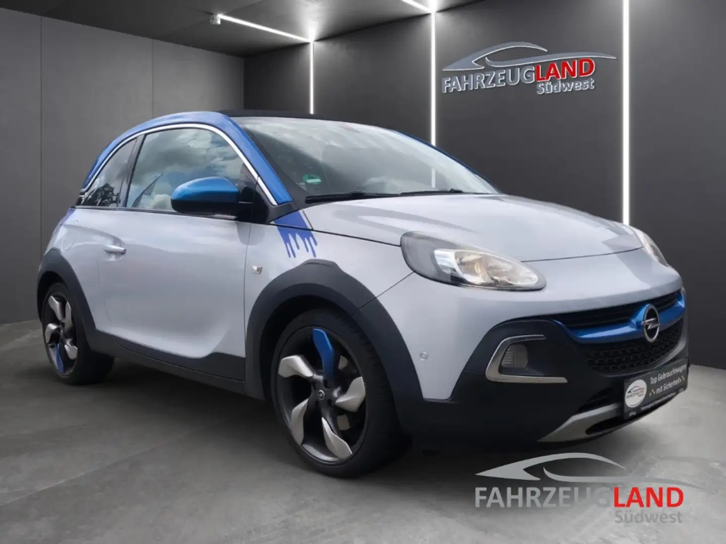 Opel Adam Rocks el. Faltdach LM Räder Klimaautomatik SHZ DAB Silber - 2