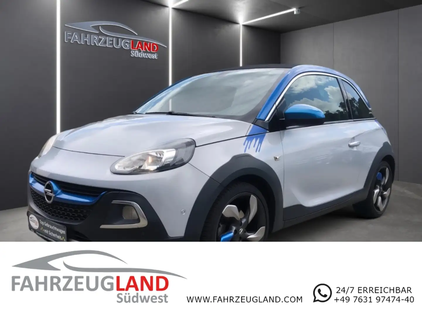 Opel Adam Rocks el. Faltdach LM Räder Klimaautomatik SHZ DAB Silber - 1
