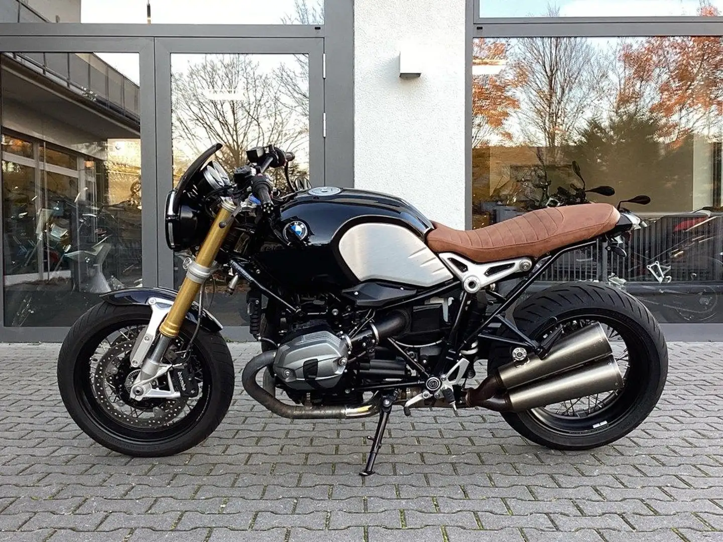 BMW R nineT Wunderlich Kennzeichenhalter Noir - 1