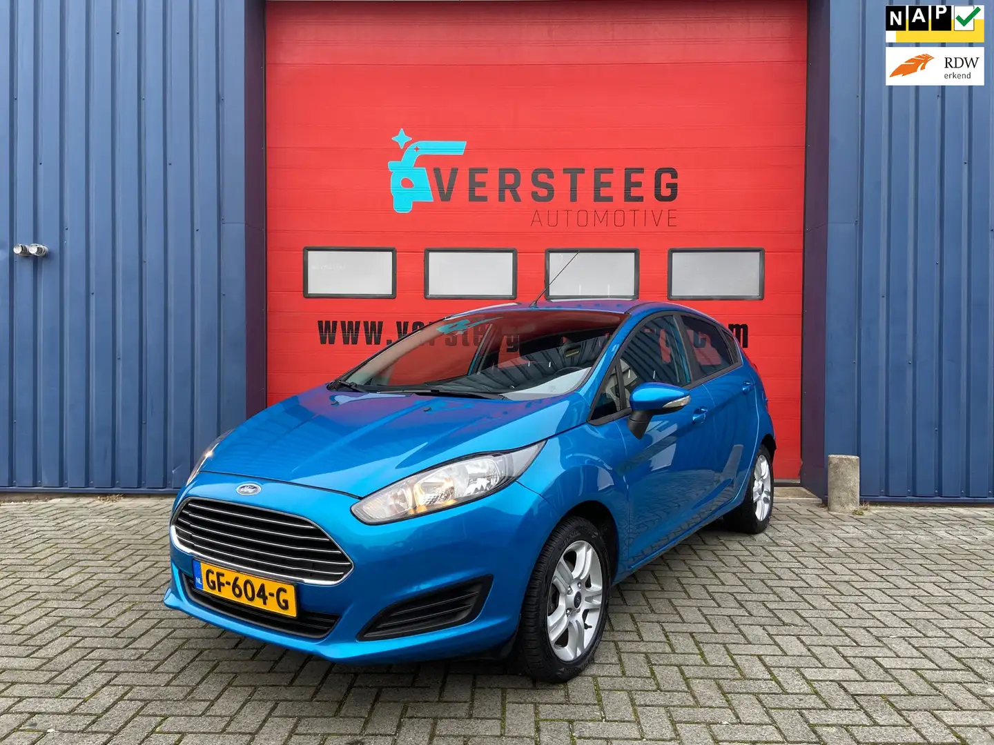 Ford Fiesta 1.0 Style 1e eig|Dealer onderhouden Blauw - 1
