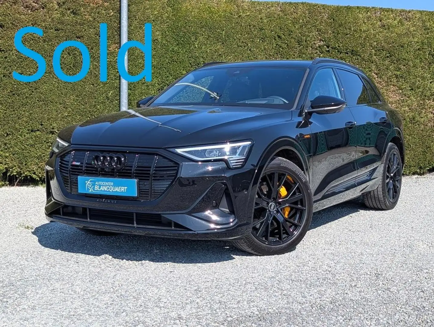 Audi e-tron ! verkocht !Black edition - Q8 e-tron - 2x S-line Negro - 1
