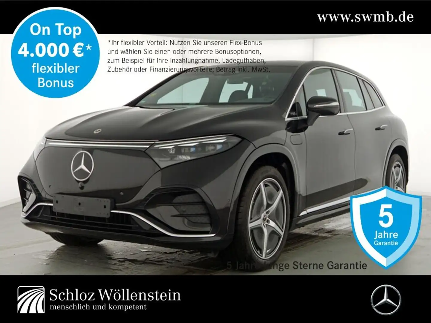 Mercedes-Benz EQS SUV EQS 580 4M SUV AMG/Digital Light/AHK/Hyperscreen Schwarz - 1