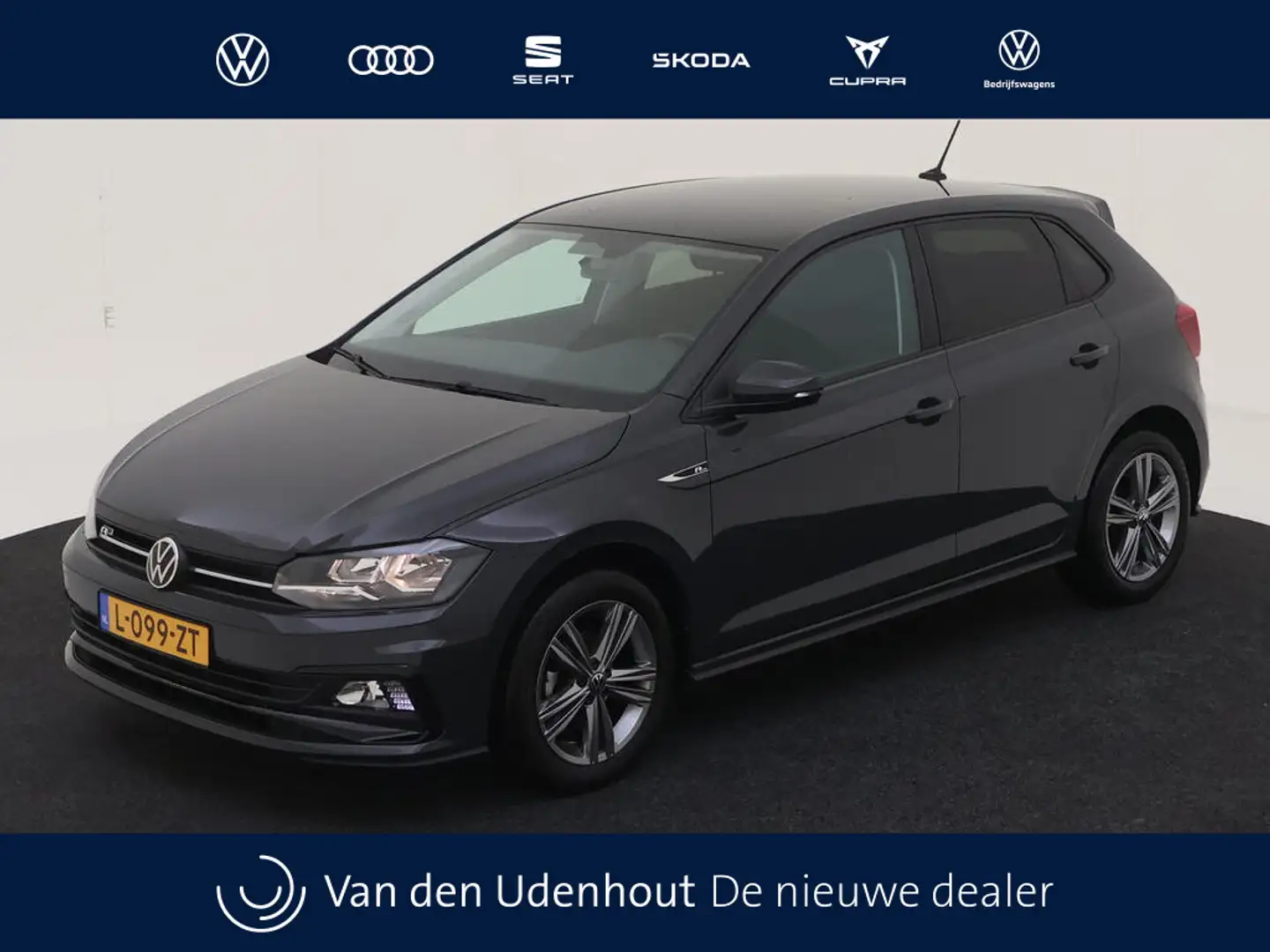 Volkswagen Polo 1.0 TSI 95pk R-Line Edition App Connect Grijs - 1