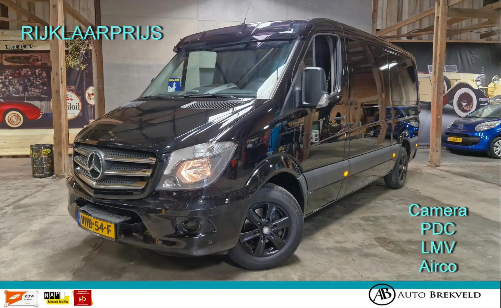 Mercedes-Benz Sprinter 414 2.2 CDI 366 L2H1 143PK Euro6 | Rijklaarprijs | Zwart - 1