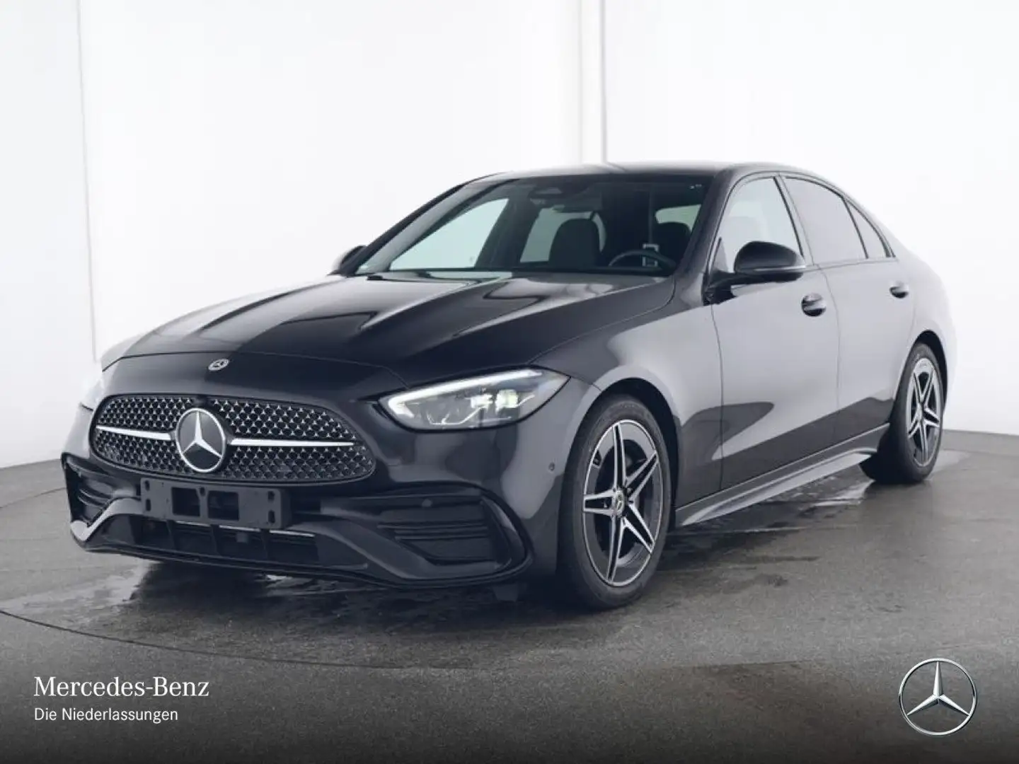 Mercedes-Benz C 200 AMG+NIGHT+LED+KAMERA+KEYLESS+9G Schwarz - 2