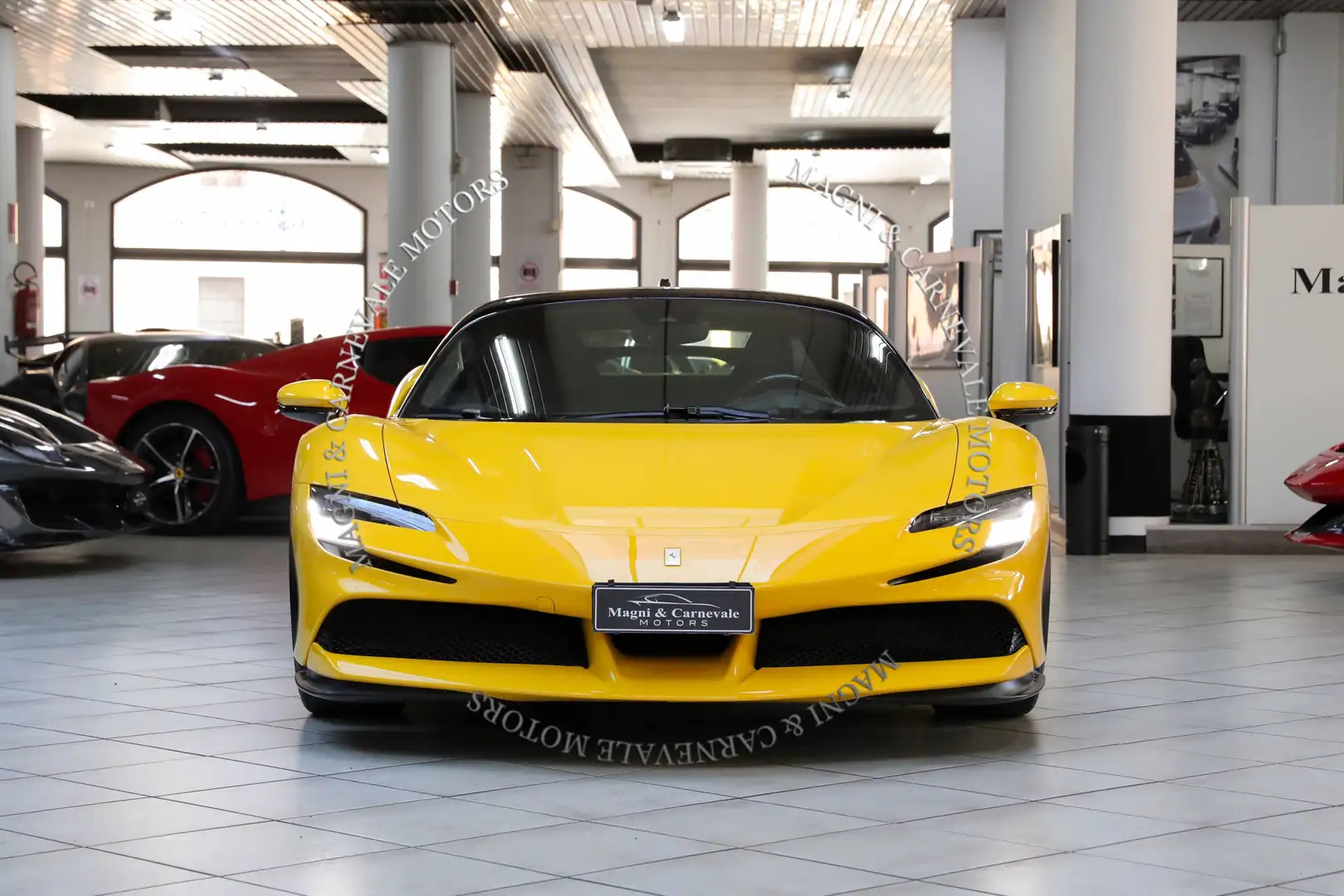 Ferrari SF90 Stradale LIFT SYSTEM|TELECAMERA|SCUDETTI|CARBON+LEDS|AFS Yellow - 2