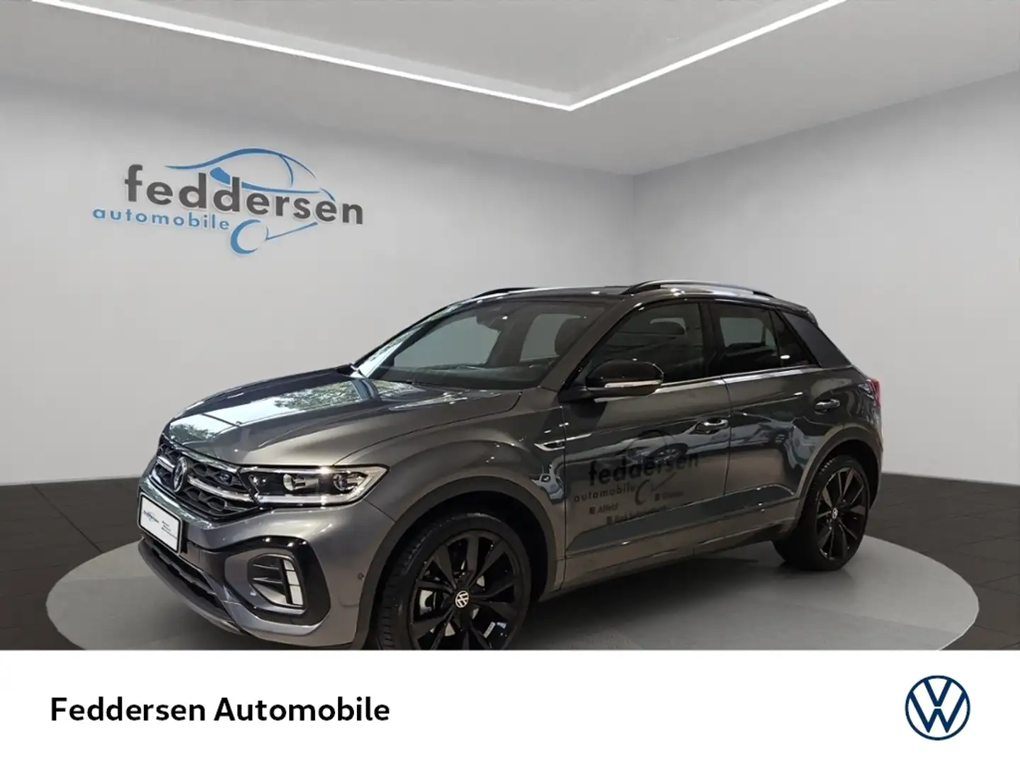 Volkswagen T-Roc R-Line Black Style 1.5 TSI AHK Navi Rückfahrkamer Gris - 1