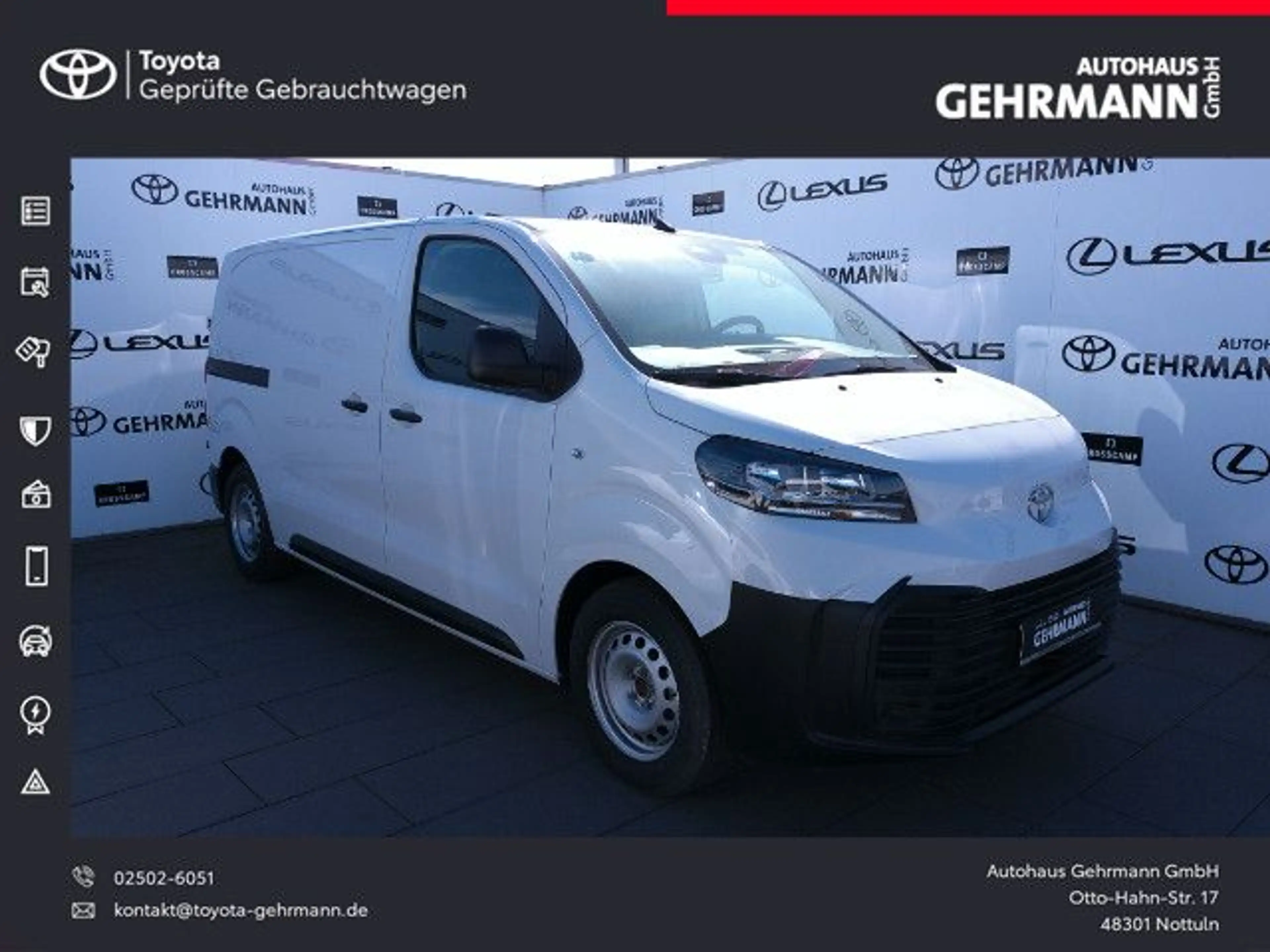 Toyota Proace L1 Kasten Electric Work