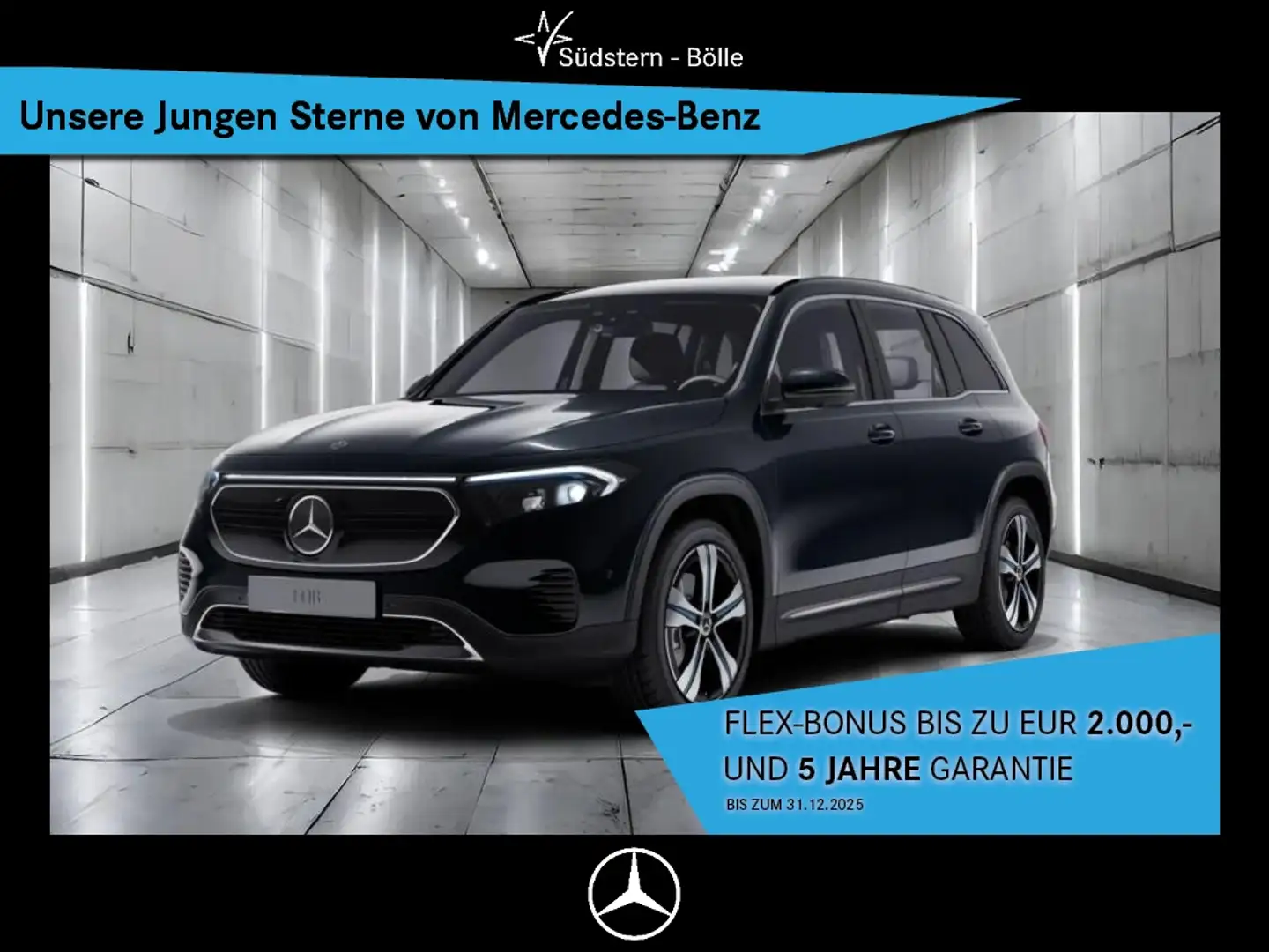 Mercedes-Benz EQB 250 PROGRESSIVE+AMBIENTE+DISTRO+MBUX+360°KAM Noir - 1