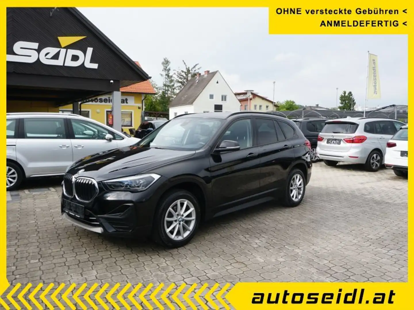 BMW X1 sDrive 18d *AHV+LED+NAVI* Schwarz - 1