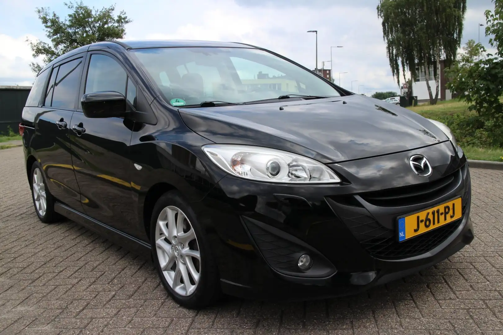Mazda 5 2.0 TS_7 PERSOON_LEER_AIRCO_NETTE AUTO Zwart - 2