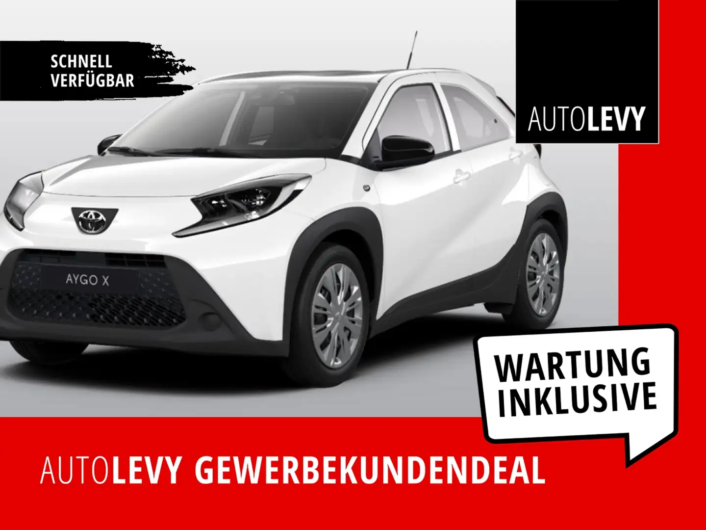 Toyota Aygo X Business für Pflege+Medizin inkl. Wartung! White - 1