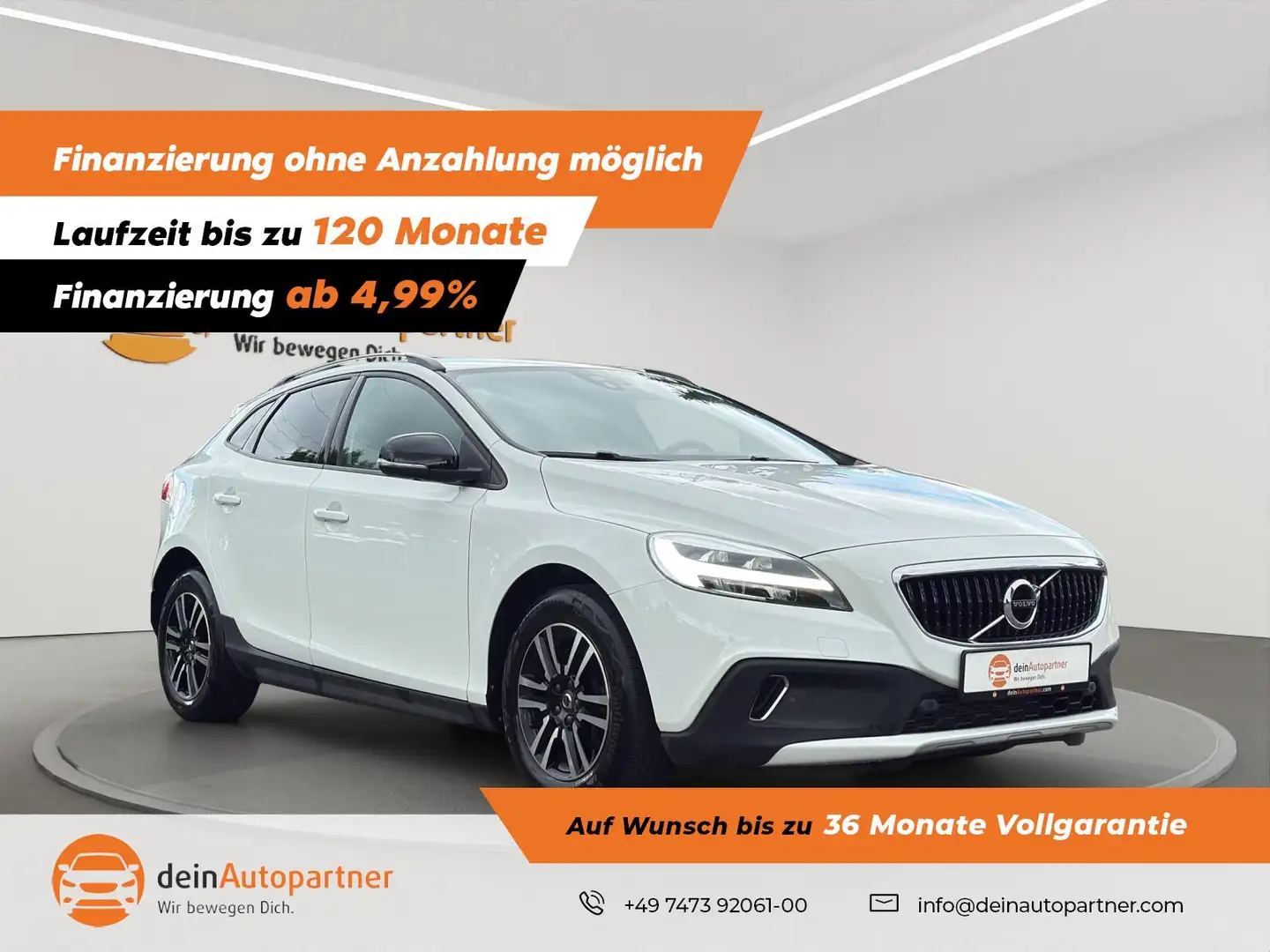 Volvo V40 Cross Country NAVI/LED/LEDER/SHZ/PDC/TEMPOMAT Alb - 1