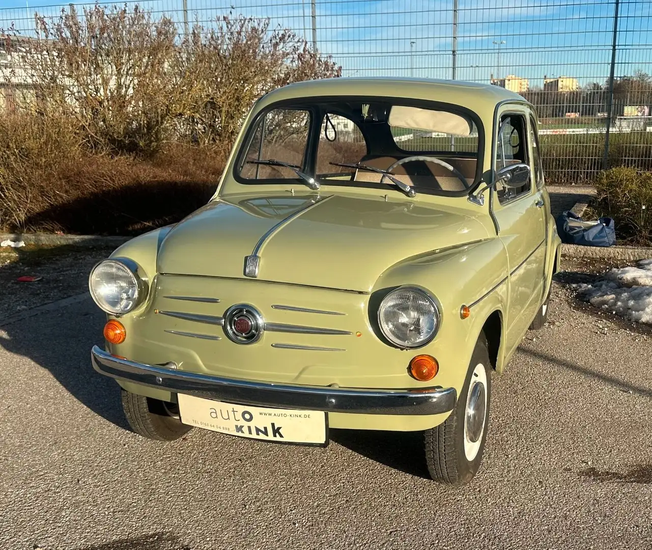 Fiat 600 Seat 600  TÜV neu Top Restauriert Grün - 1