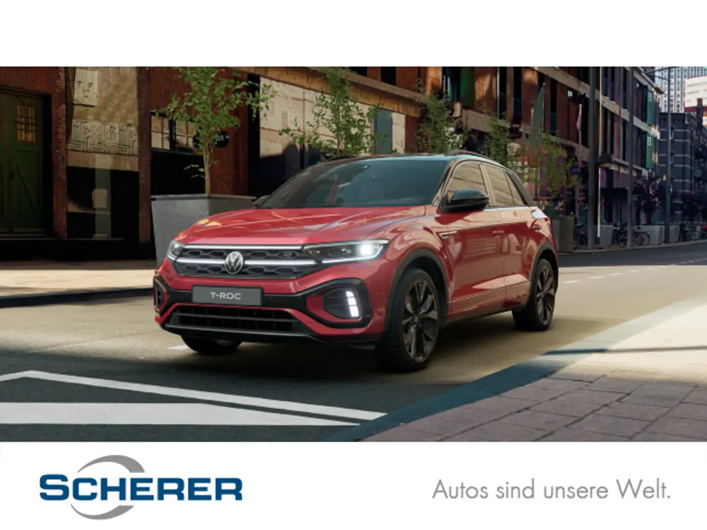 Volkswagen T-Roc 1.5 TSI R-Line Black Style Kamera/Navi Rot - 1