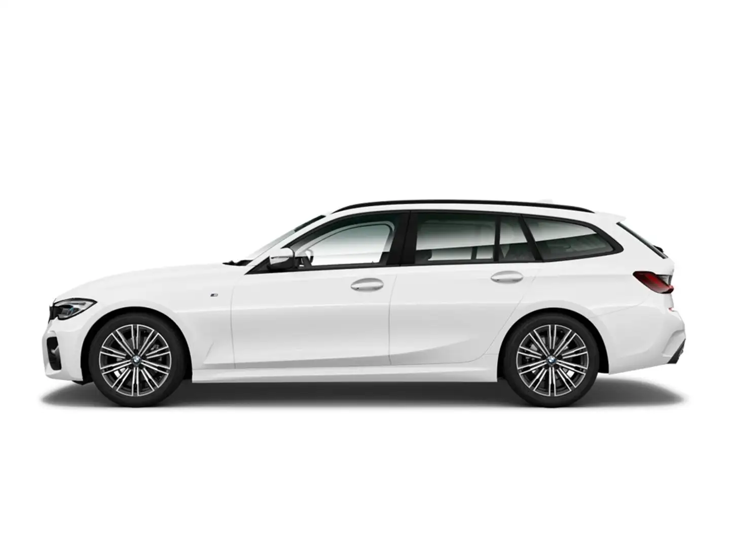 BMW 320 d Sportpaket HUD AD AHK-klappbar Navi Leder Digita Weiß - 2