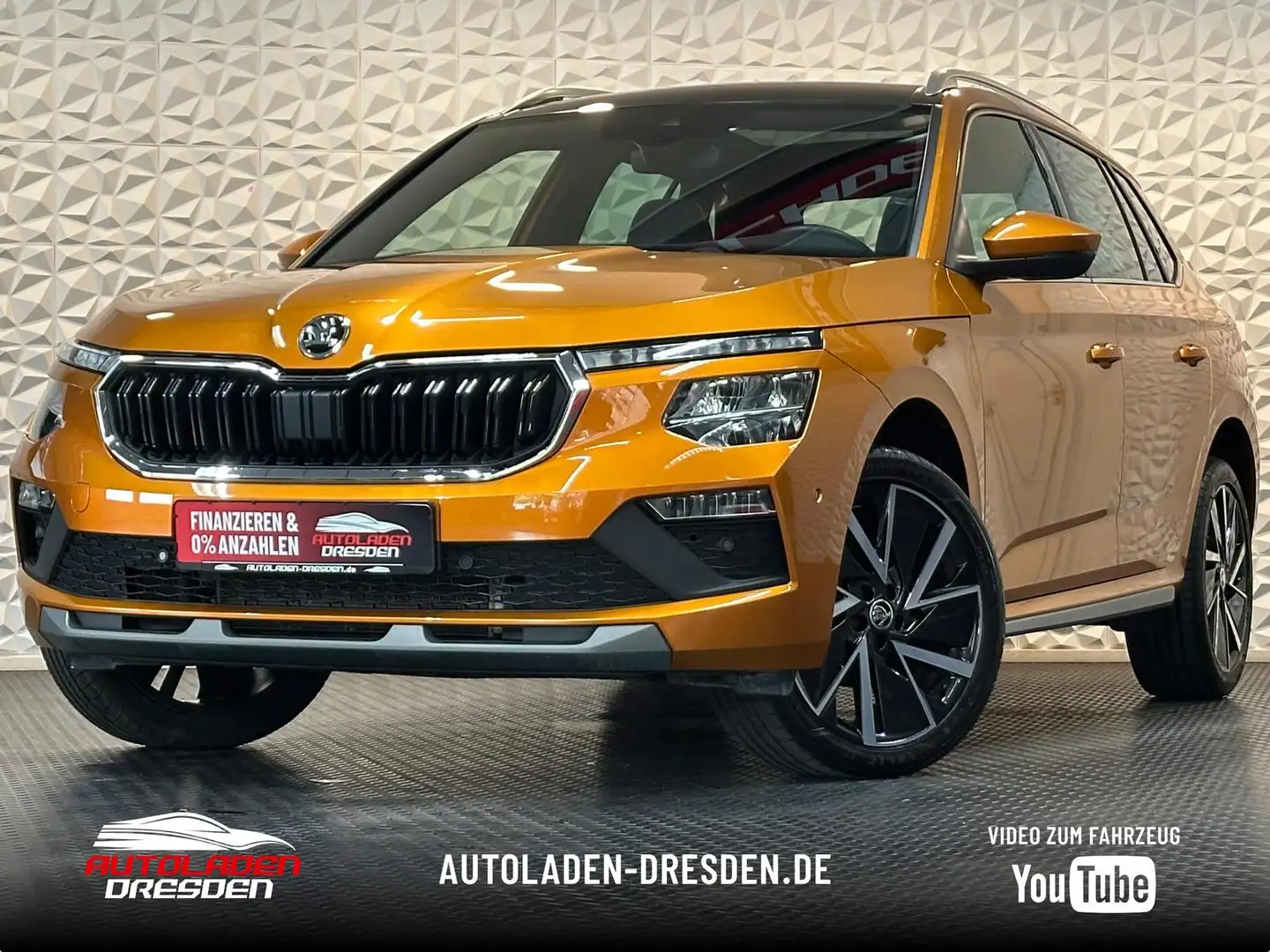 Skoda Kamiq 1.5TSI SELECTION LED#AHK#PANO#NAVI#SHZ#FH Orange - 1