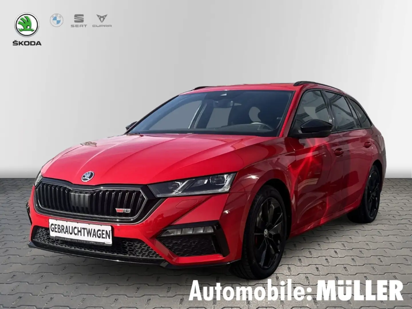 Skoda Octavia Combi RS 2,0 TSI 180 kW 7-Gang automat. Rojo - 1