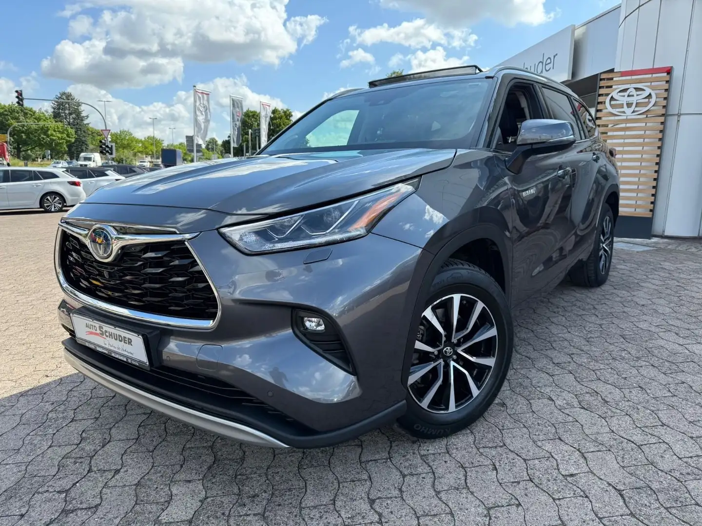 Toyota Highlander Hybrid Luxury **VOLL** Gris - 1