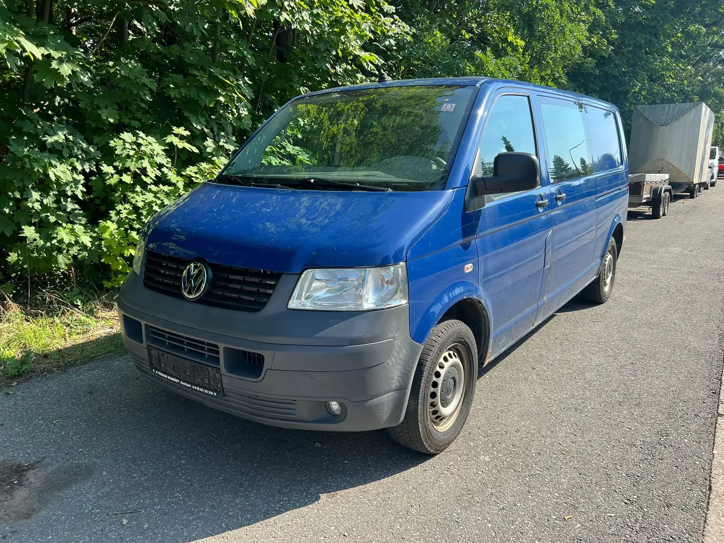 Volkswagen T5 Transporter    6 Sitzer Mixto Lang Klima Blau - 1