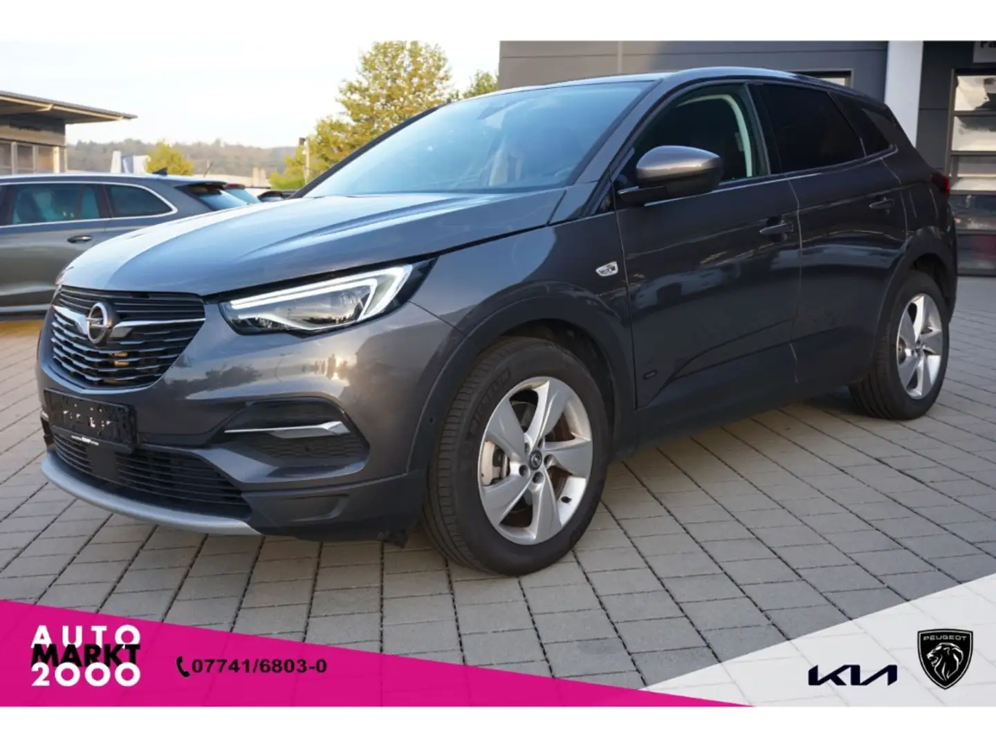Opel Grandland X 1.6 DI PHEV Elegance Navi LED Kamera SHZ PDC Grijs - 1