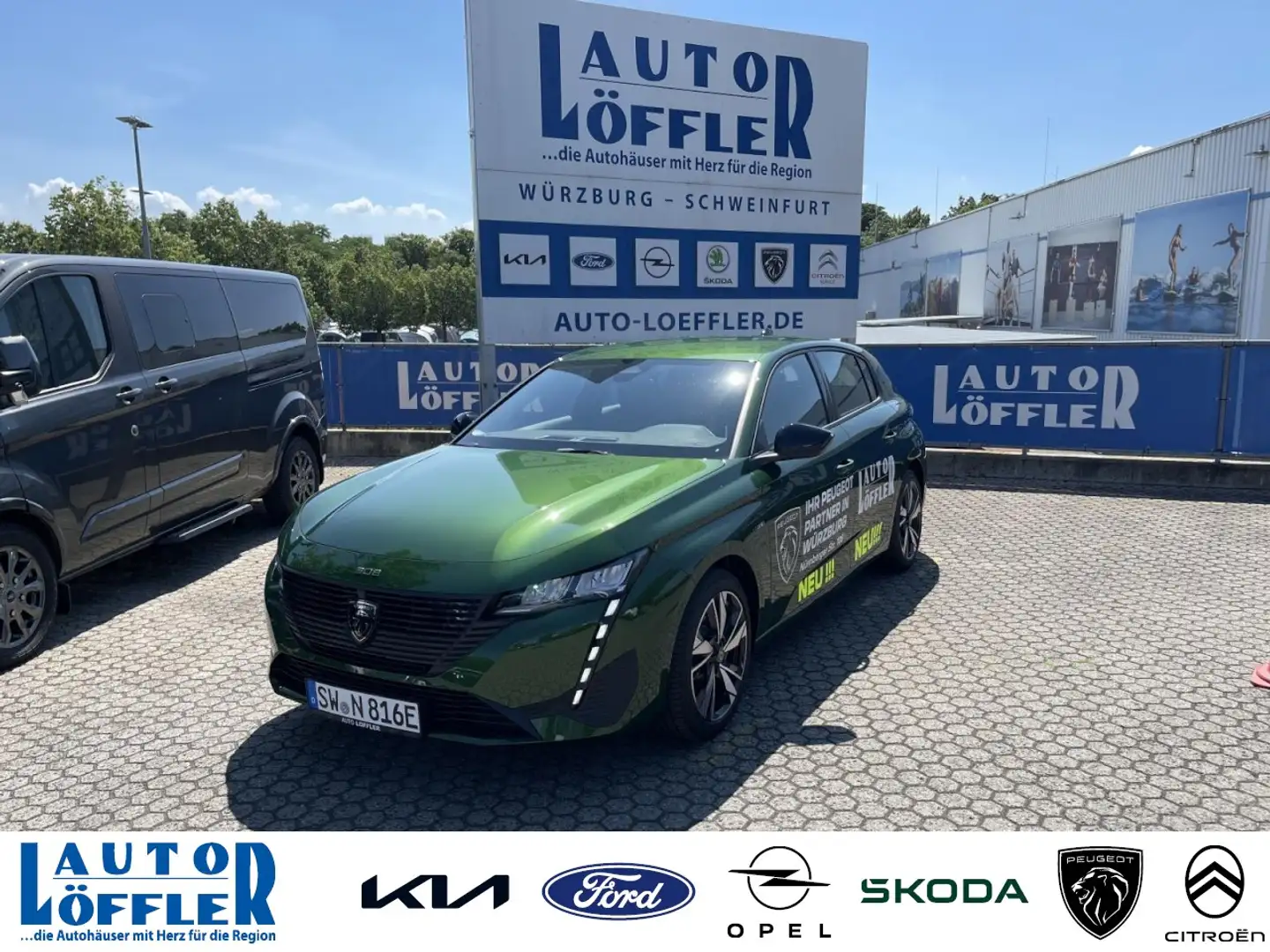 Peugeot 308 Active Pack PHEV PDCH* NAVI* TEMP* Klima Navi Grün - 1