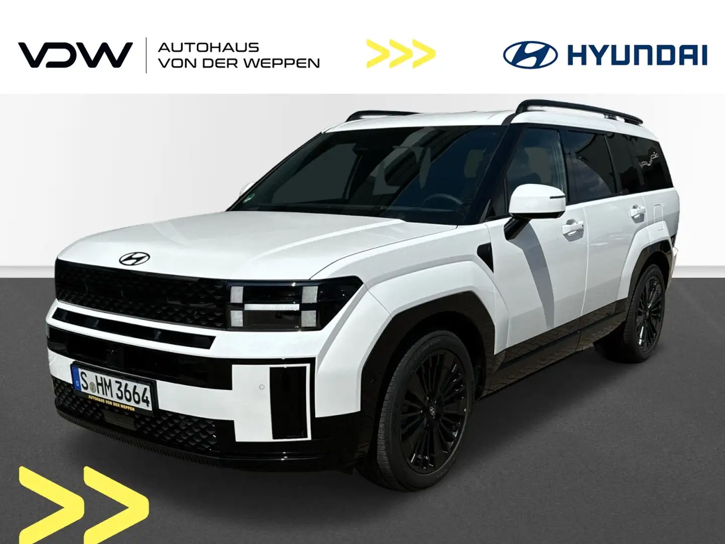 Hyundai SANTA FE Hybrid 4WD BLACKLINE*NEUES MODELL* Klima Navi Blanco - 1