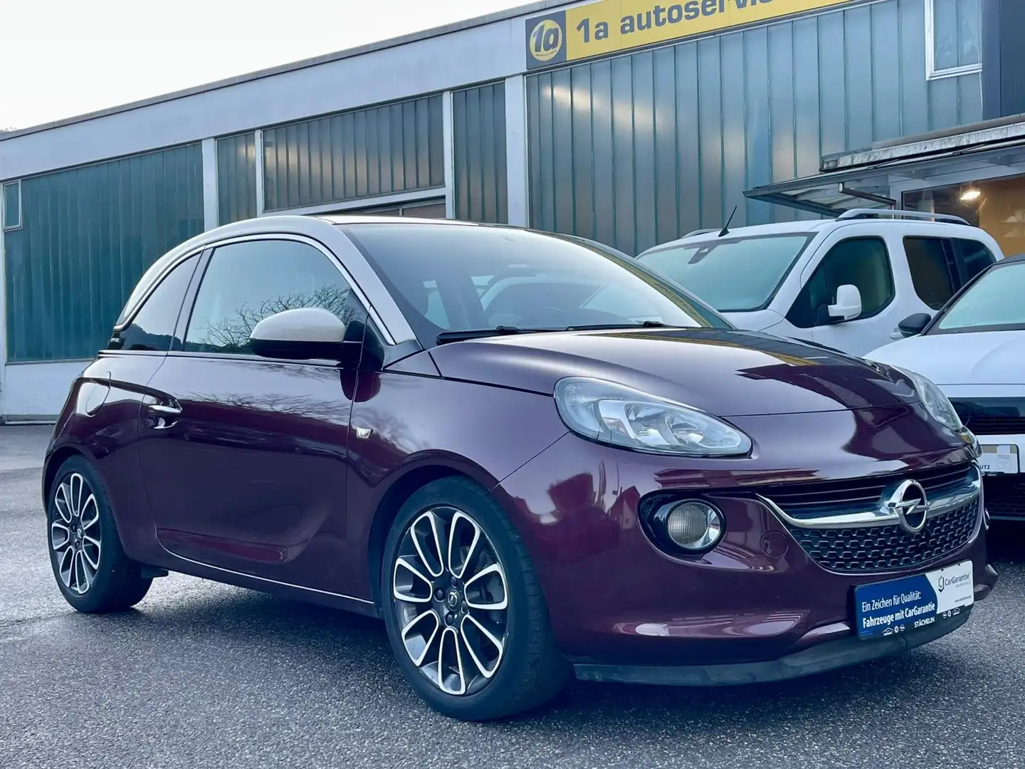 Opel Adam 1.2 Glam,INTELLI,S&LHZ,PANO,PDC,ALU,KLIMAAT Rot - 2
