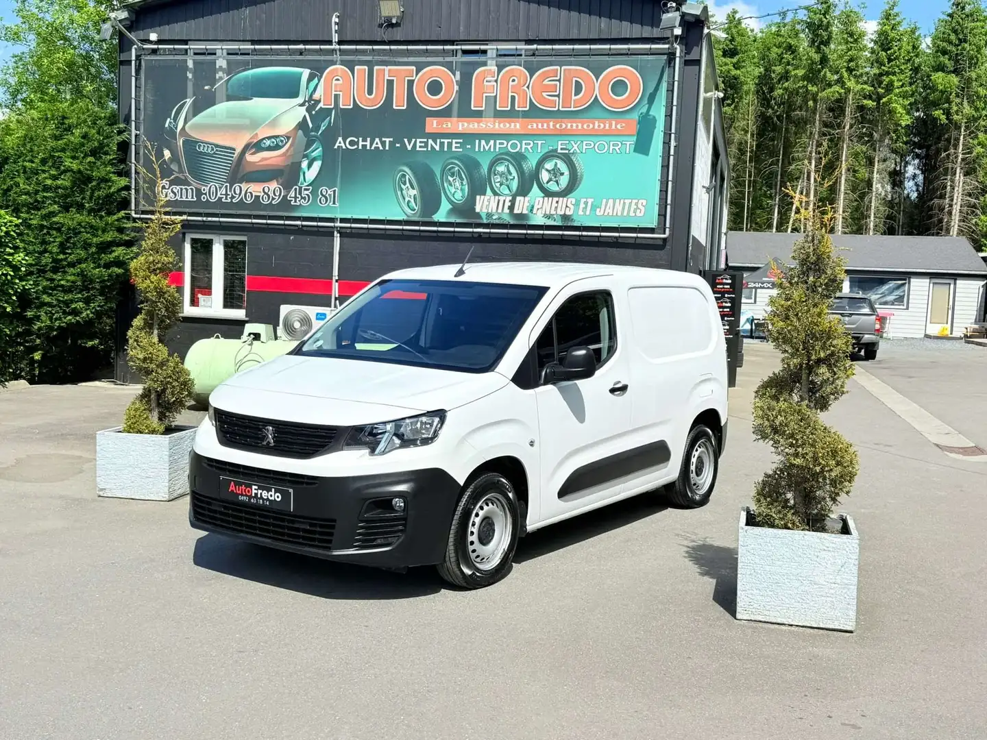 Peugeot Partner 1.5 BlueHDi * Tva * 3 places * Clim *9000 HTVA Blanc - 1