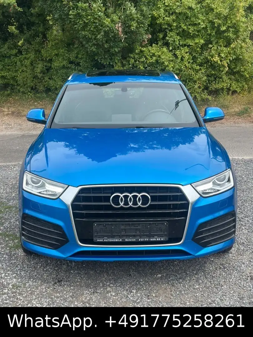 Audi Q3 sport 3x S-Line Navi,Pano,Euro6 Blau - 2