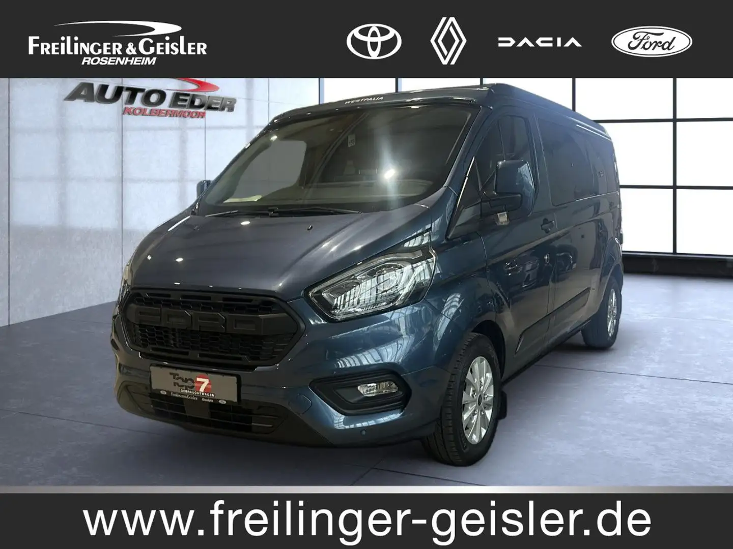 Ford Tourneo Custom Nugget Plus Aufstelldach Bluetooth Blue - 1