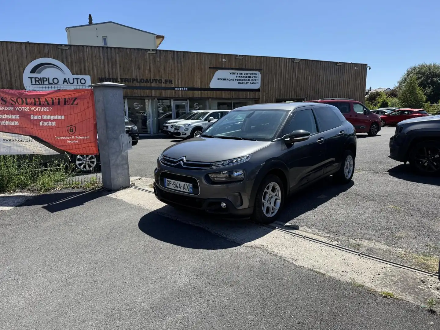 Citroen C4 Cactus 1.5 BlueHDi - 120 S\u0026S Bva Origins Gps + Radar Gris - 1