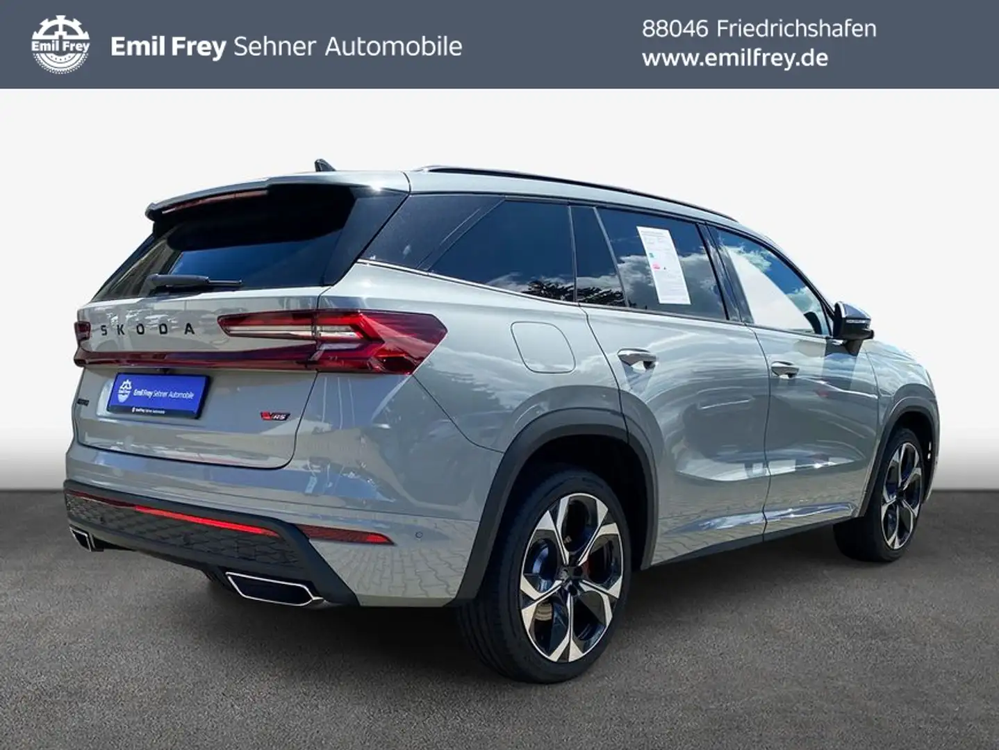 Skoda Kodiaq 2.0 TSI 4x4 DSG RS 195 kW, 5-türig Grau - 1