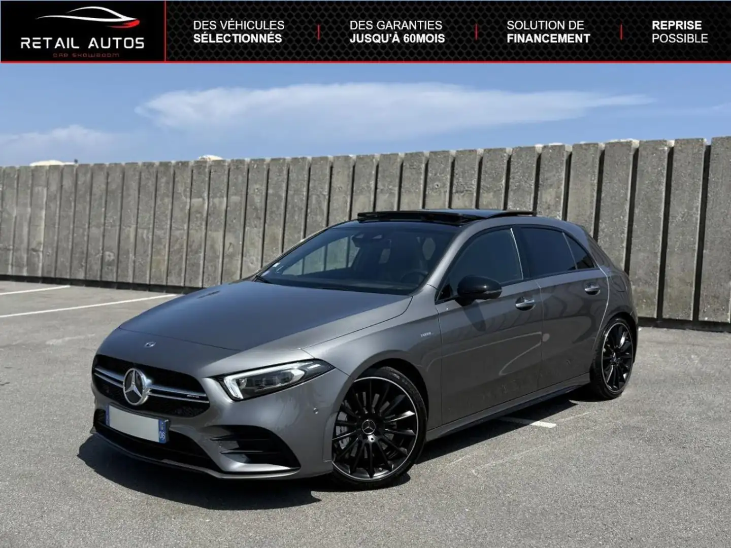 Mercedes-Benz A 35 AMG 35 AMG 306ch 4Matic 7G-DCT Speedshift AMG Grijs - 1