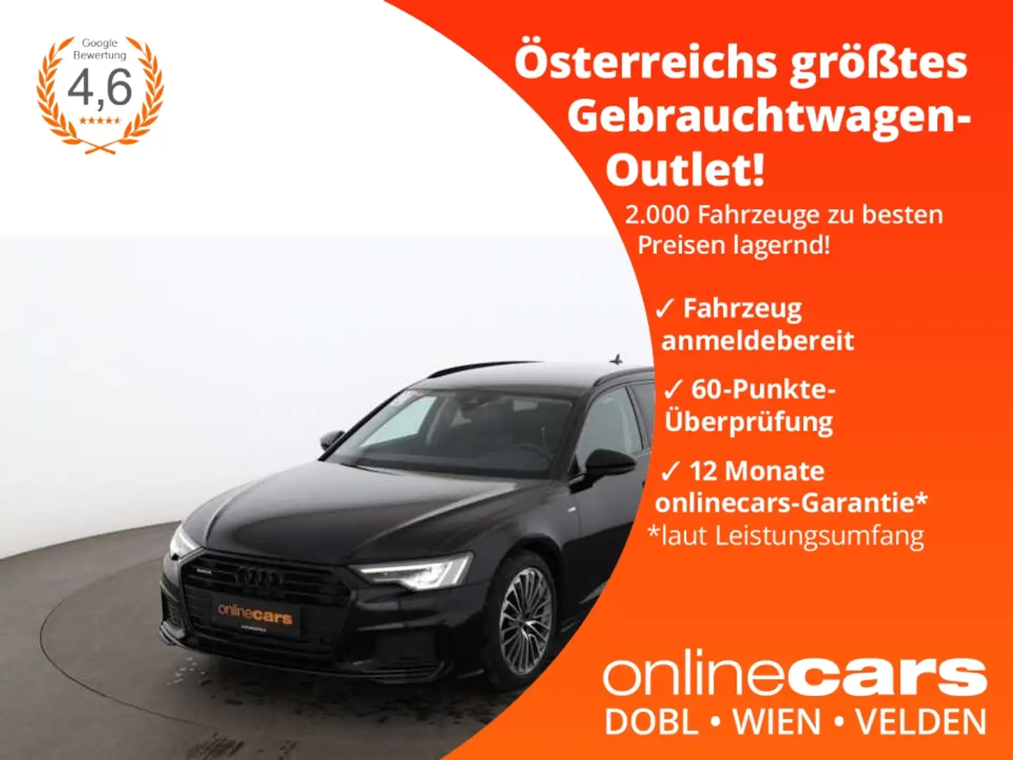 Audi A6 Avant 55 TFSI e quattro sport Aut MATRIX NAVI Noir - 1