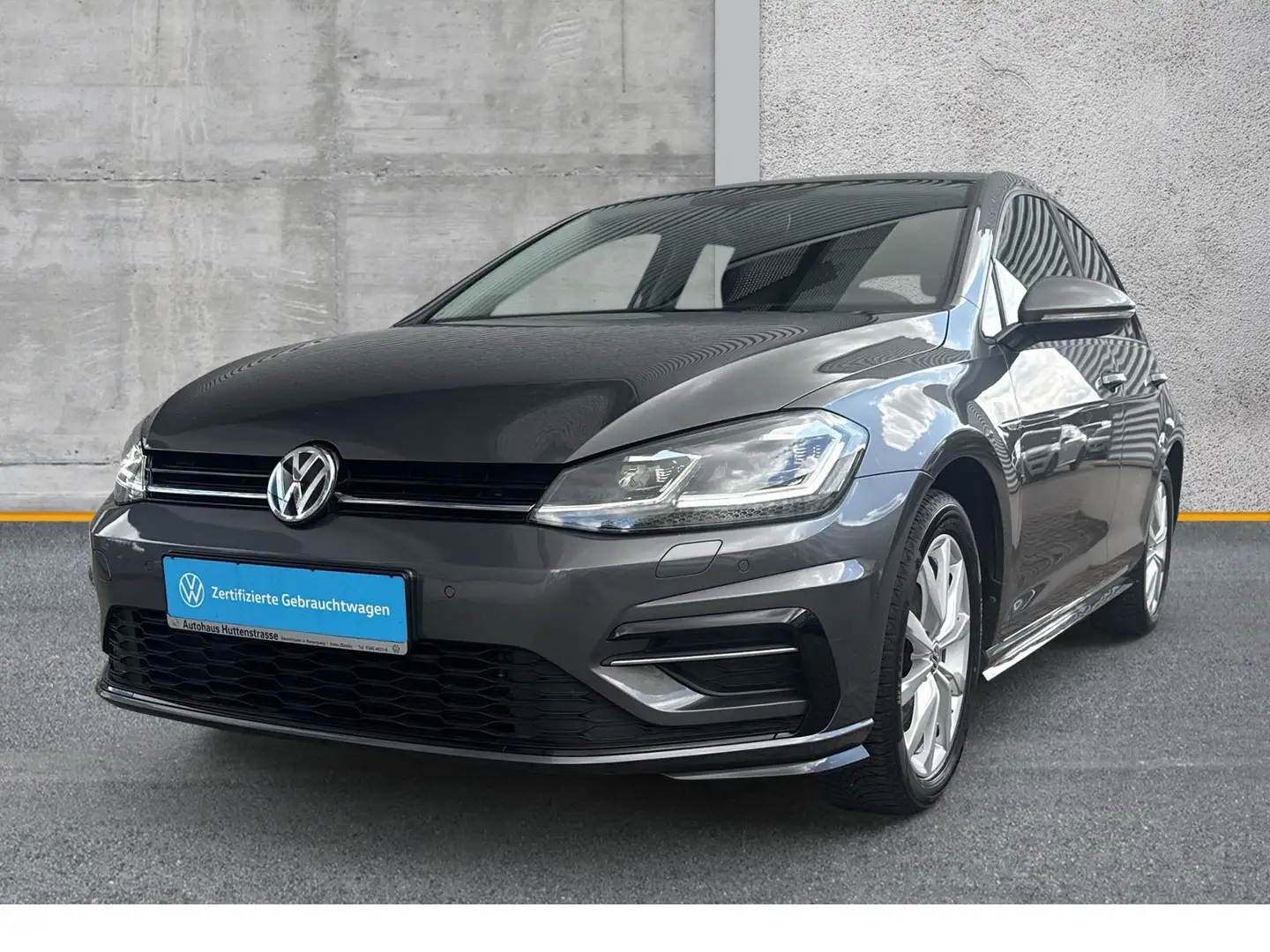 Volkswagen Golf VII 1.5 TSI DSG R-Line LED NAVI SHZ ACC Gris - 2