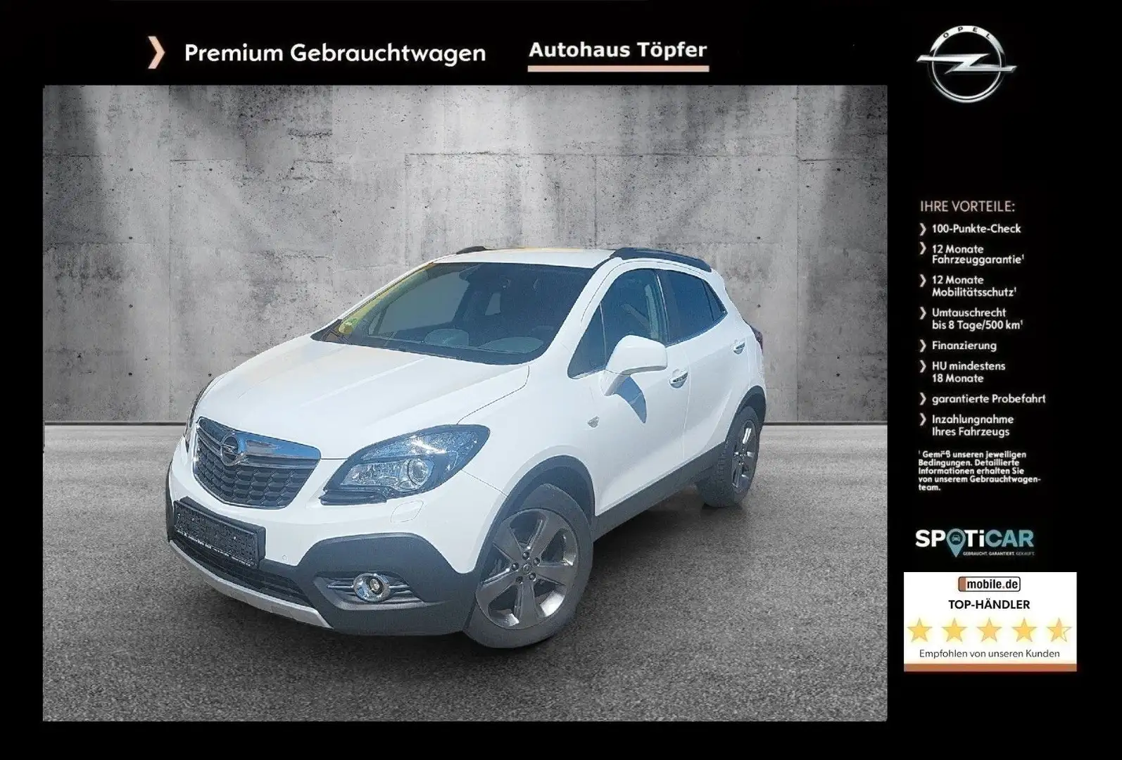 Opel Mokka X Sondermodell "Innovation" 4x4/BiXenon Alb - 1
