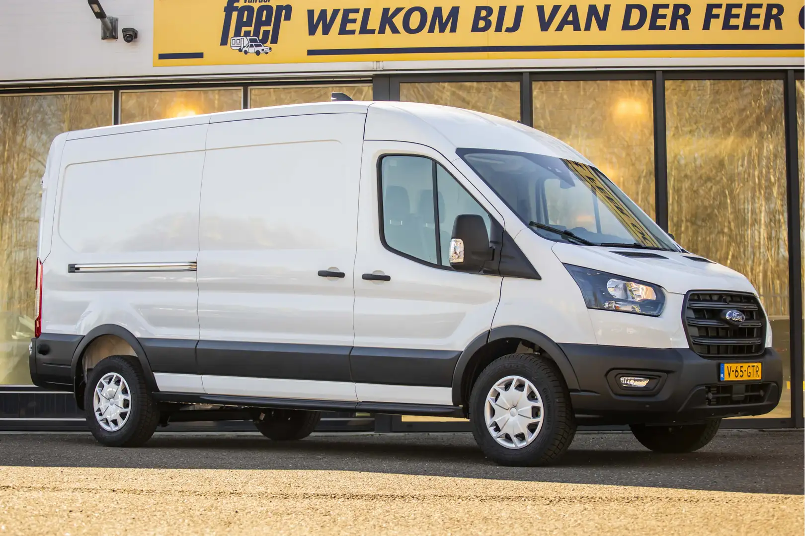 Ford Transit 350 2.0 TDCI L3H2 Trend EX.BTW Nieuw uit voorraad Wit - 1