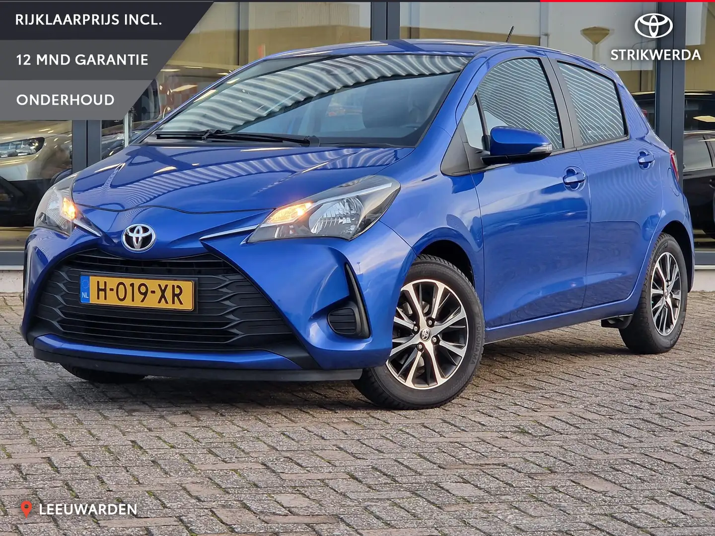 Toyota Yaris 1.0 VVT-i Connect apple carplay / android auto | A Blauw - 1