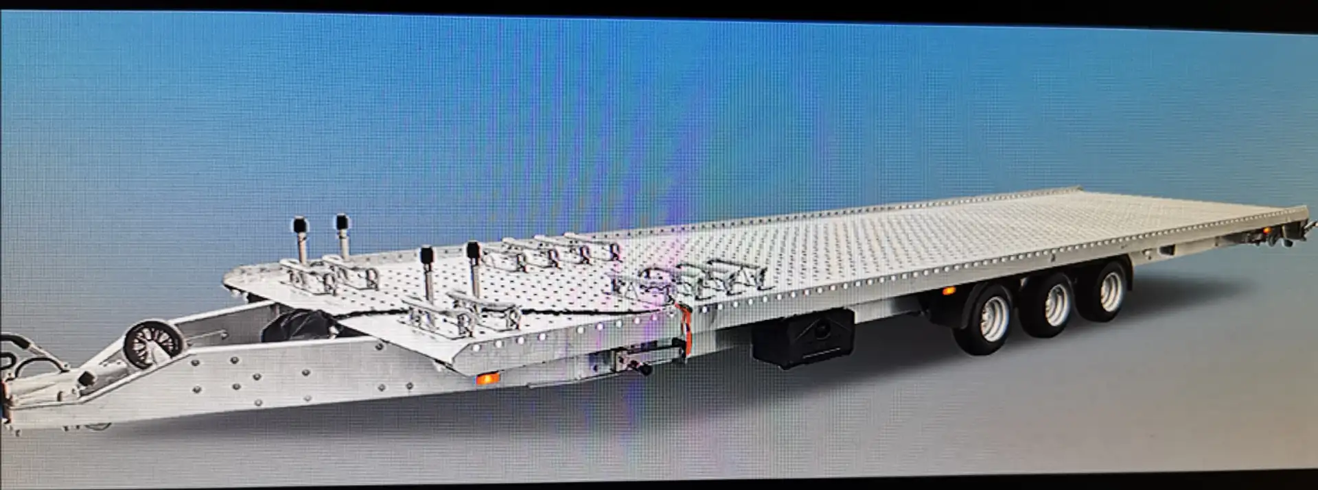 Overig HK Trailer 3,5t 8,0 m Vollalu Autotransporter Zilver - 1