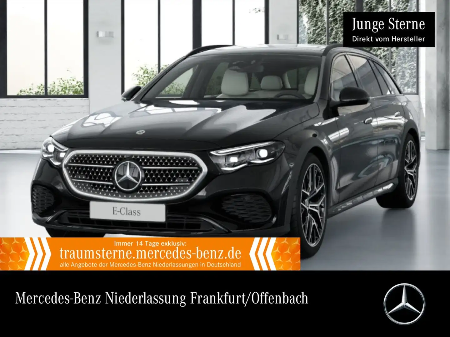 Mercedes-Benz E 450 d T 4M Avantgarde Exkl-Paket 360° Airmat HUD Noir - 1