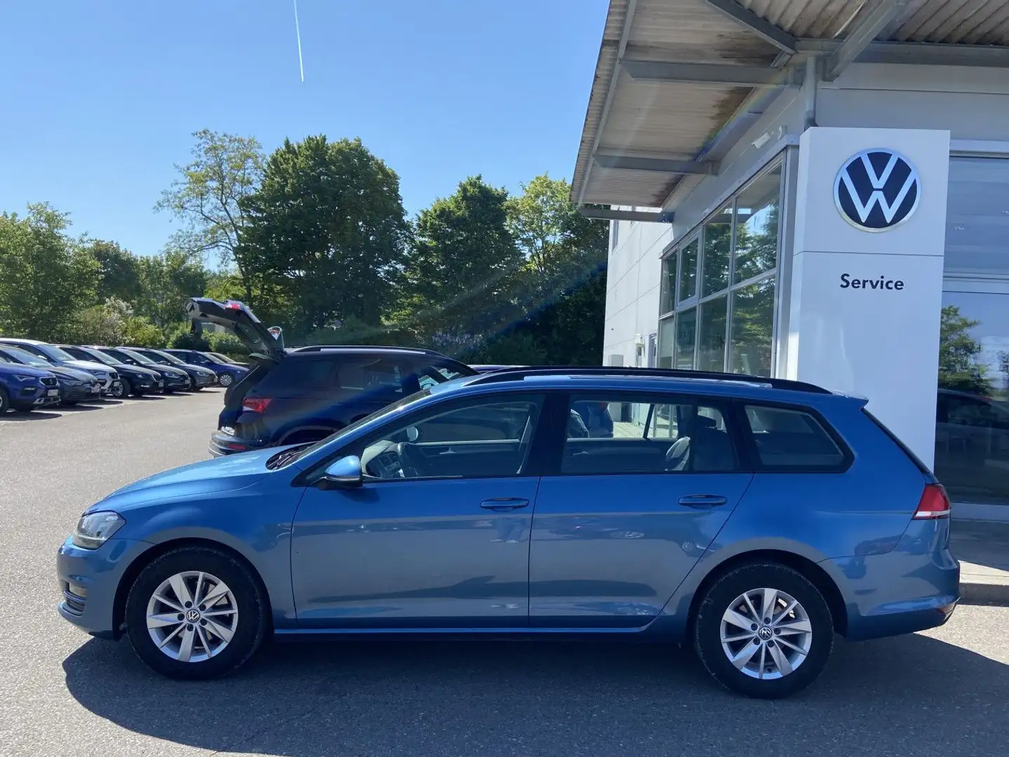 Volkswagen Golf Variant 1.4 TSI COMFORTLINE ACC+XENON+APP-C Bleu - 2