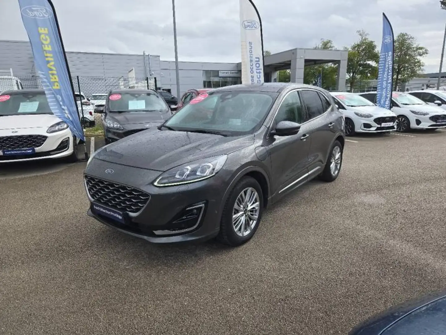Ford Kuga 2.5 Duratec 225ch PowerSplit PHEV Vignale e-CVT 13cv Grau - 1