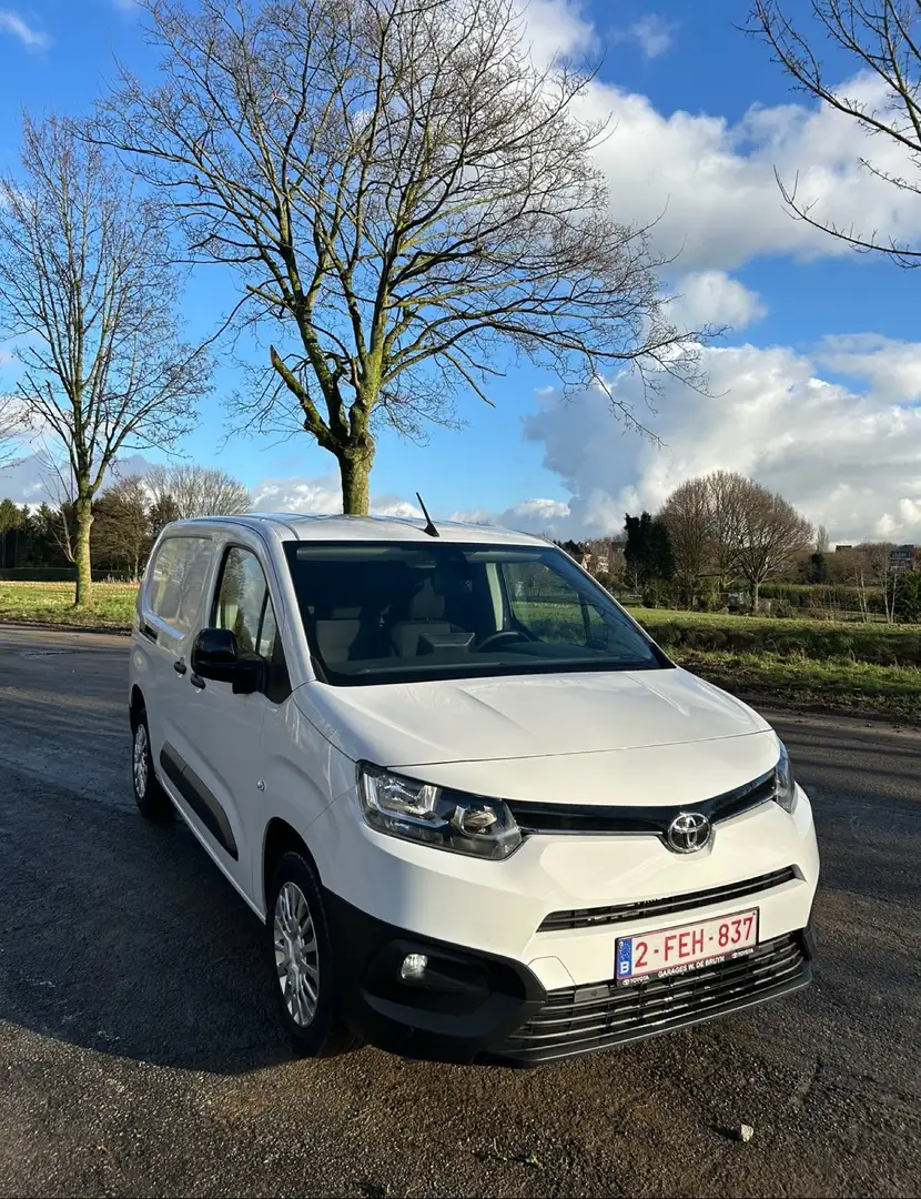 Toyota Proace City Verso 1.5D 102cv/COMFORT/LONG/CAPTEUR AV-AR Wit - 1