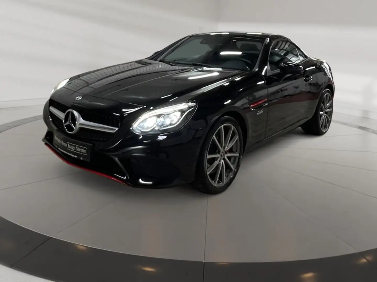 Mercedes-Benz SLC 200 Carbon+Pano+Cam+LED+AUT+Leder+Totw+PTS Negro - 2