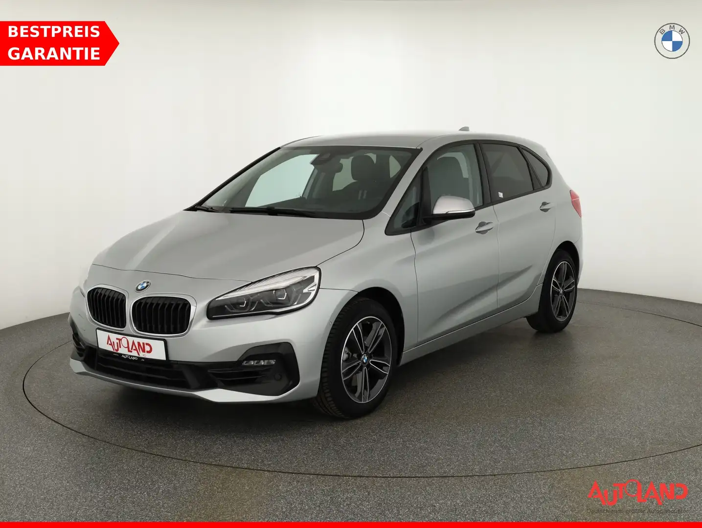 BMW 220 220i Active Tourer Sport Line LED Navi Tempomat Argent - 1