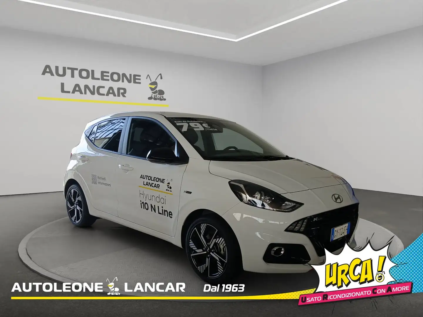 Hyundai i10 I 10 PE N LINE 1.0 90 TGDI MY25 Wit - 1