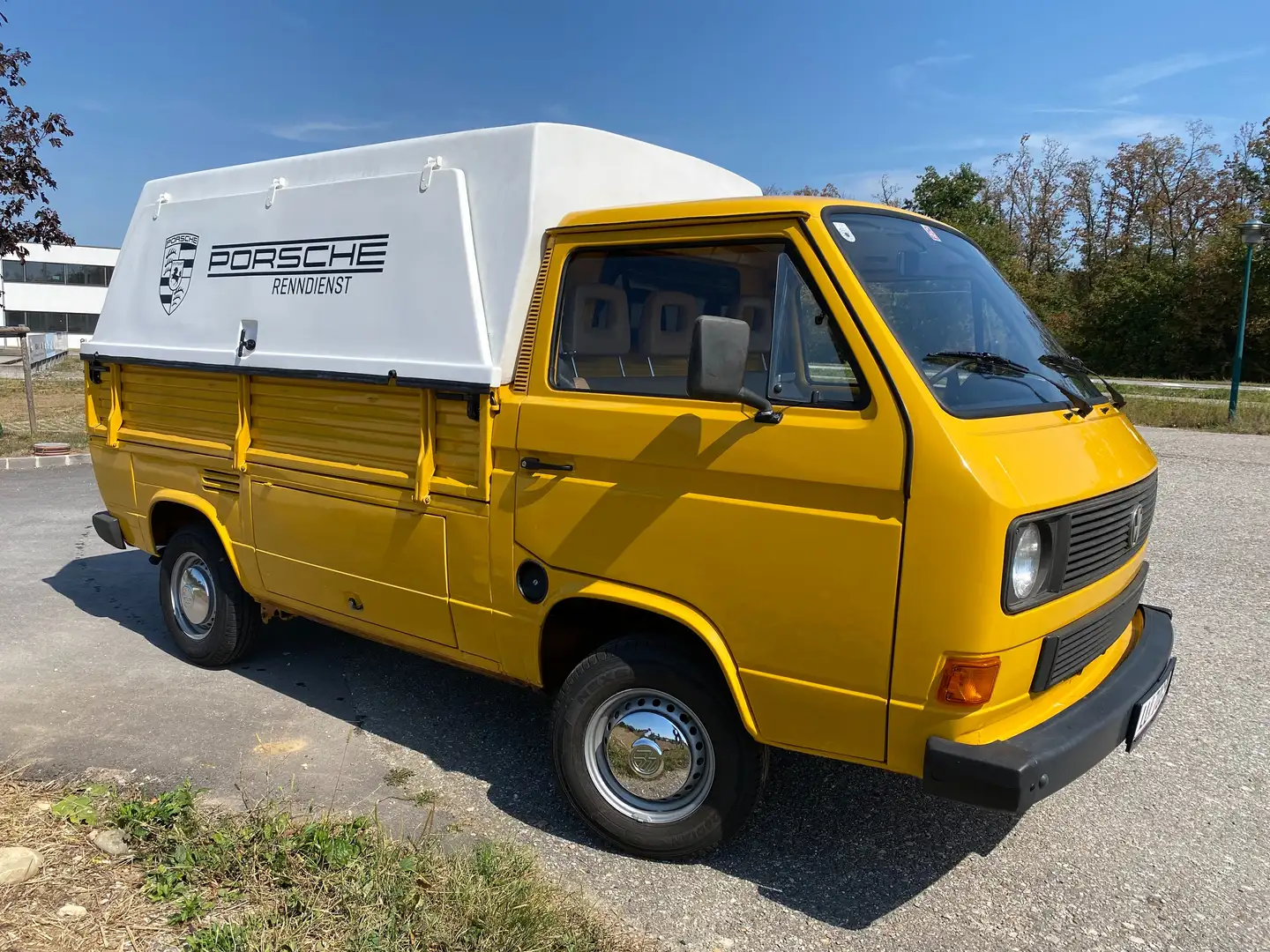 Volkswagen T3 Kombi restaurierte Pritsche mit Vindic Hardtop Gelb - 2