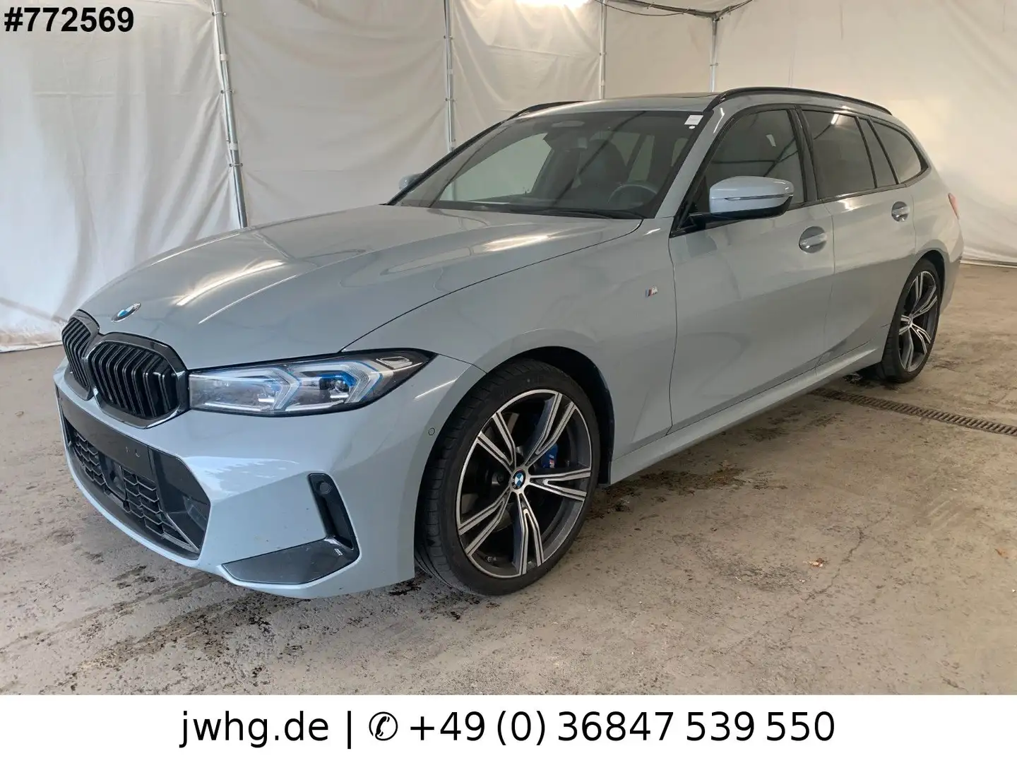 BMW 320 xDr M Sport HeadUp Pano DrivingProf Memory Gris - 1